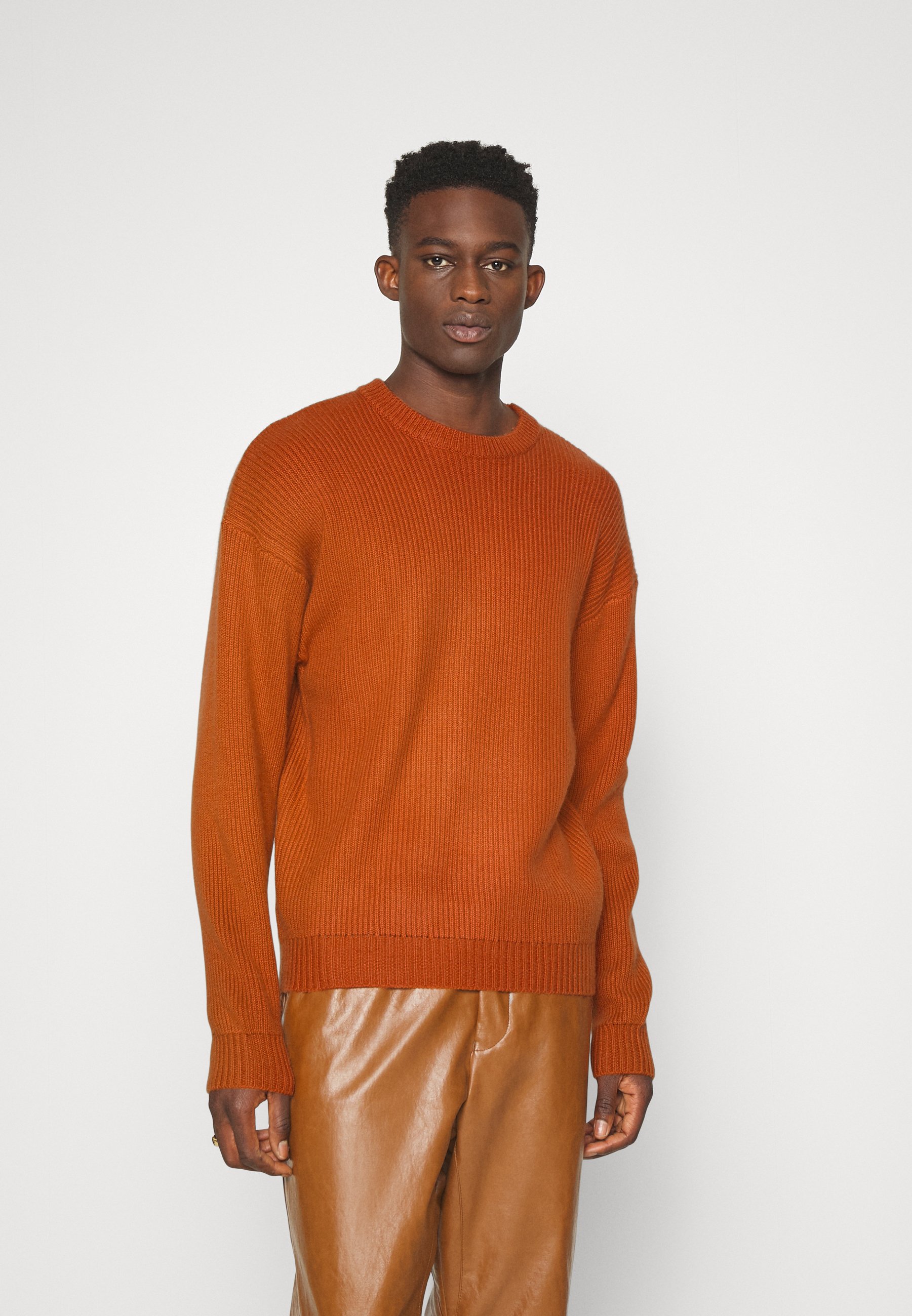 dark rust sweater
