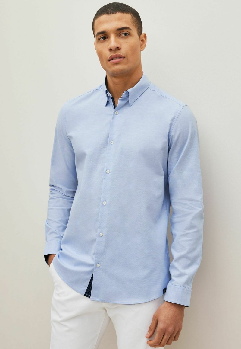 Next STRETCH OXFORD STANDARD - Cămașă - light blue