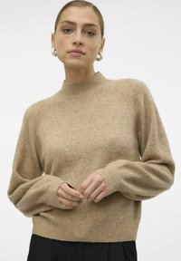 Vero Moda VMLEAF - Pullover - silver mink