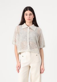 Vero Moda - VMLEILANI CARDIGAN - Vest - birch Miniatuurafbeelding 1