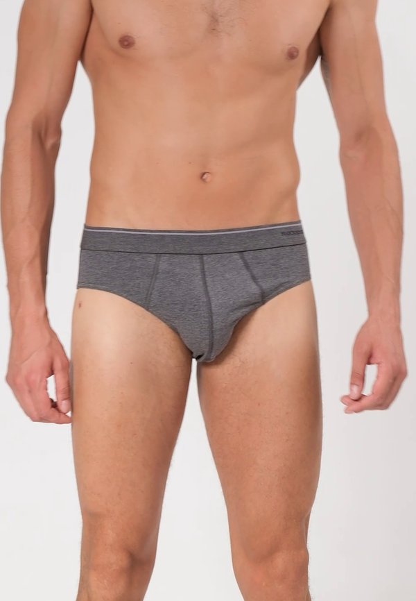 3-PACK  - Slip - schwarz anthra melange anthra