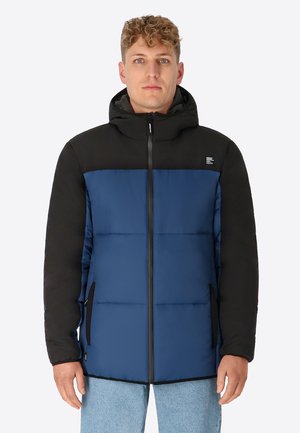 ESSENTIALS HOODED PUFFER  - Winterjacke - blau