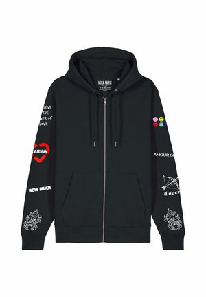 Sweat zippé - black