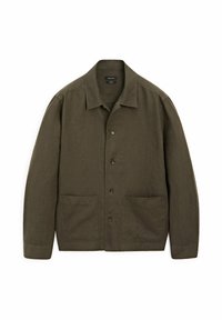 OVERSHIRT - Summer jacket - mottled dark green