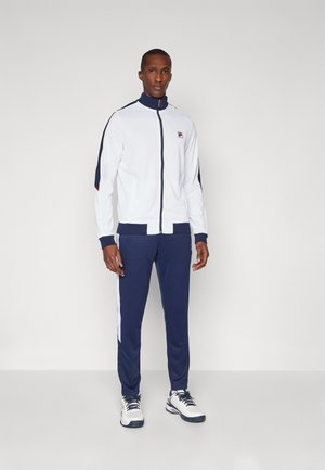 Fila TRACKSUIT MANUEL SET - Trenirka - white/navy
