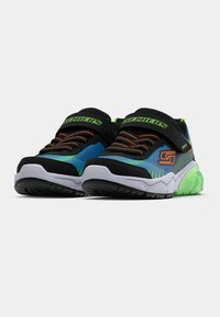 Skechers THERMOFLUX 2.0 - Sneaker low - blue/lime/black/orange