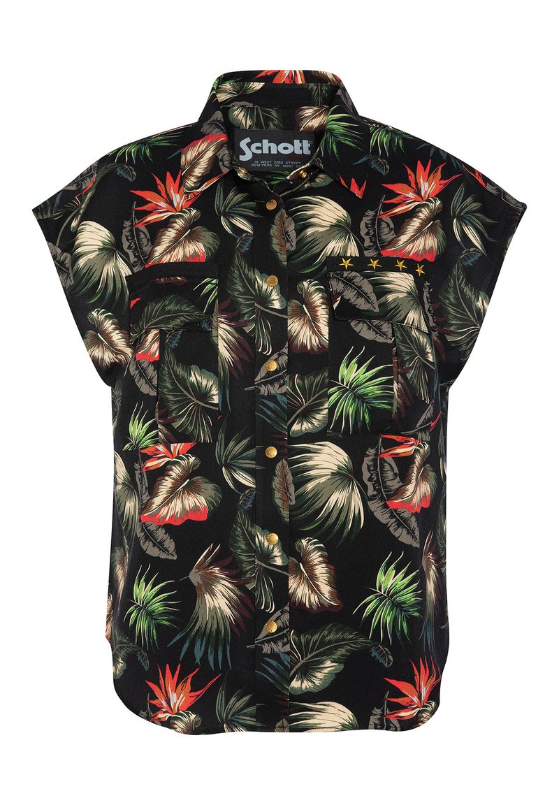 Schott Overhemdblouse zwart
