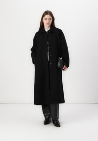 Calvin Klein Jeans LONG COAT - Klasisks mētelis - black