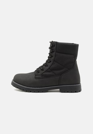 Pier One, Bottines à lacets - black