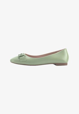 Nine West BABETTE LIOR 3FX - Balerīnas laiviņas - green