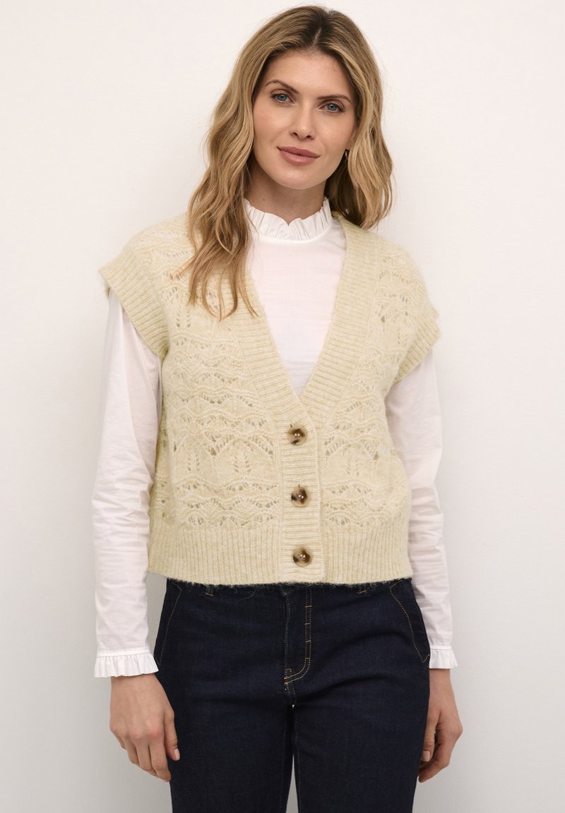 Miralinda-M Knit Cardigan - Oyster Melange