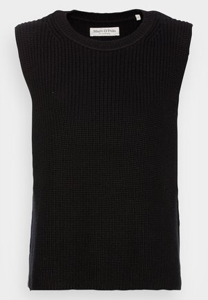PULLUNDER SLEEVELES ROUND NECK - Svetr - black