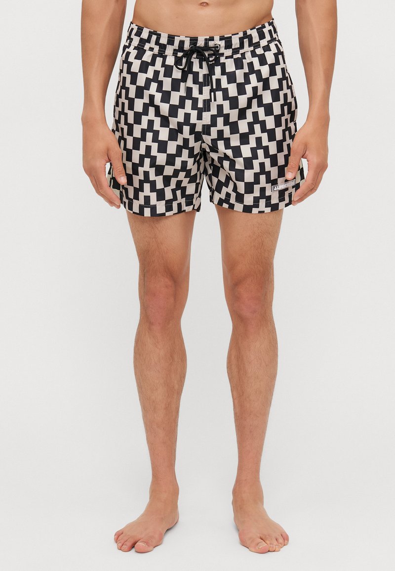 J.LINDEBERG - BANKS BRIDGE STACK SWIM TRUNKS - Short de bain - black, Agrandir