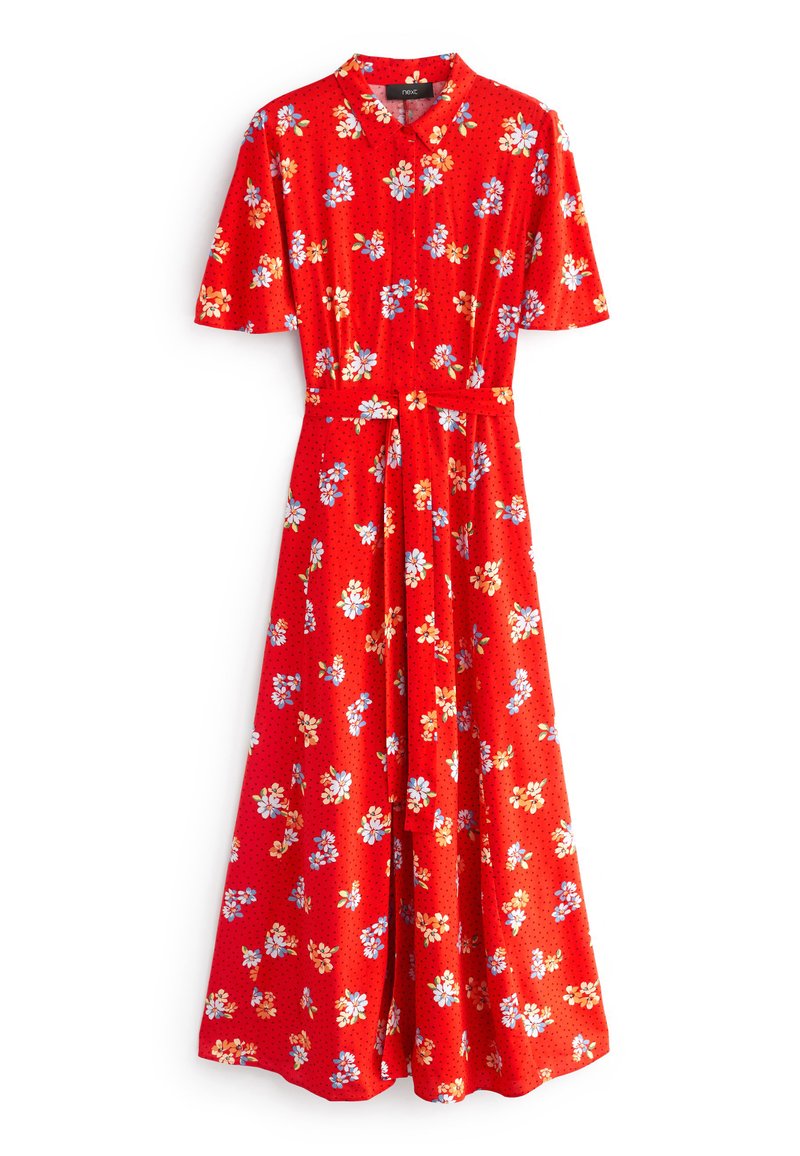 Damen Freizeitkleider | Next SLEEVE MIDI Blusenkleid red floral/rot - FK69803 Damen Freizeitkleider | Next SLEEVE MIDI Blusenkleid red floral/rot - FK69803