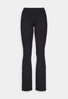 CROCUS MINI FLARE PANTS - Trikoot - jet black