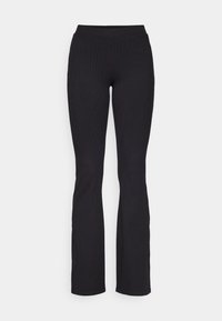 CROCUS MINI FLARE PANTS - Punčochy - jet black