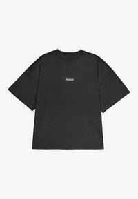 SONIA HEAVY OVERSIZED TEE - Marškinėliai su spaudiniu - washed black