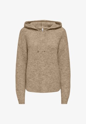ONLY, ONLNELLIE LS HOODIE CC KNT - Hoodie - cornstalk