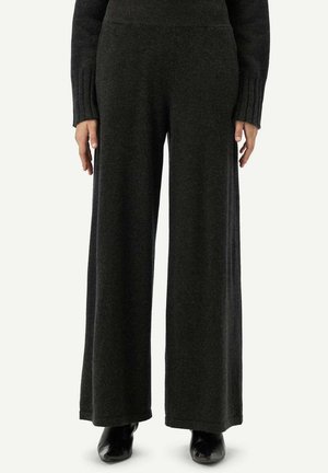 WEITE KASCHMIRHOSE - Pantalon classique - anthracite