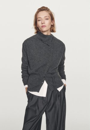 ROLL NECK - Vest - dark grey