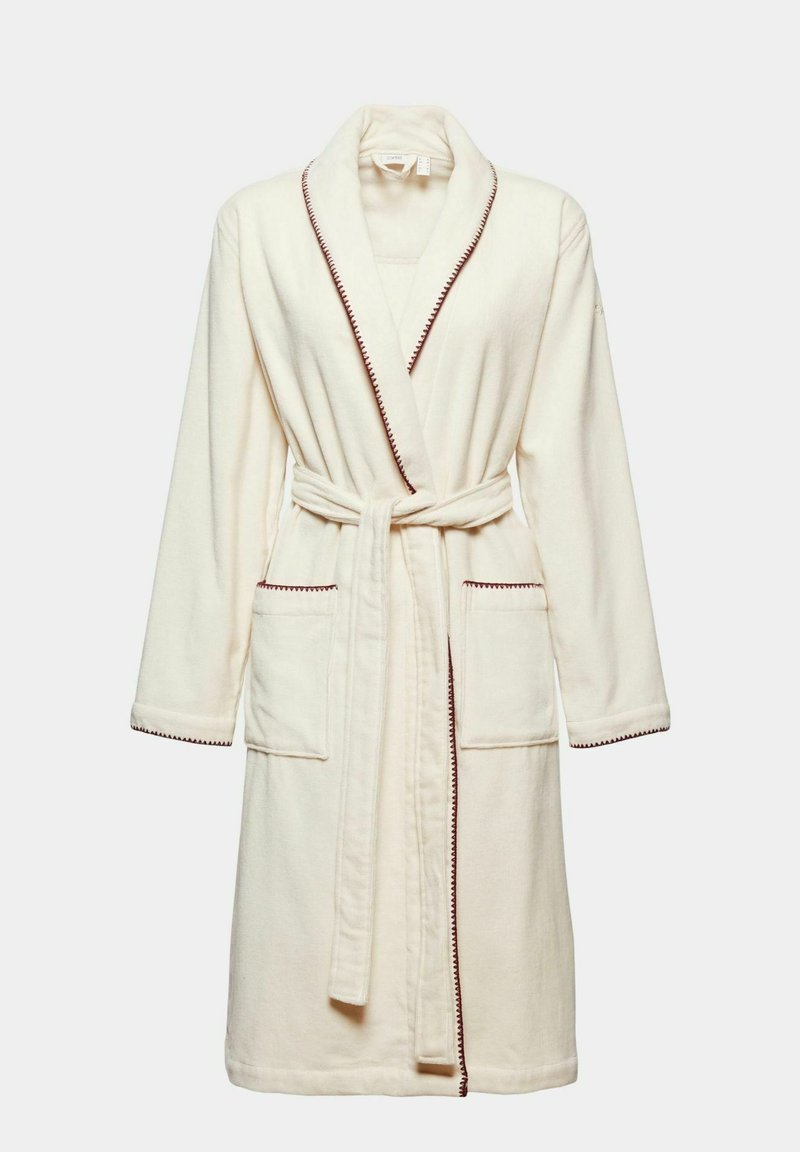 Damen Nachthemden | Esprit MIT BESTICKTEN KANTEN Bademantel sand/beige - EM49754 Damen Nachthemden | Esprit MIT BESTICKTEN KANTEN Bademantel sand/beige - EM49754