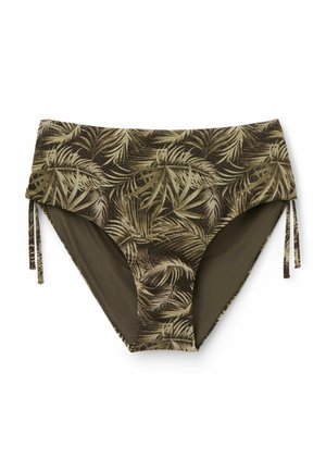 Tezenis, GOLDEN TROPICS WITH GATHERING - Bikinibroekje - green