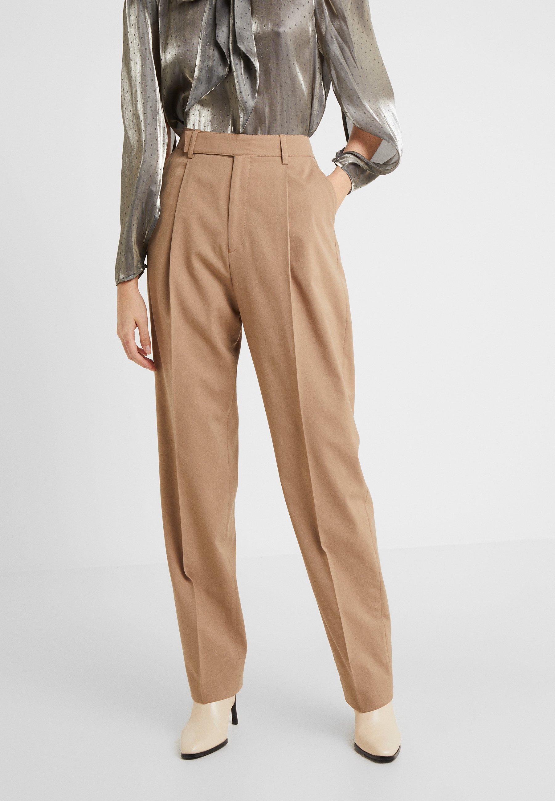 Filippa K JULIE TROUSER Bukse dark khakibeige Zalando.no Filippa K Julie Trouser