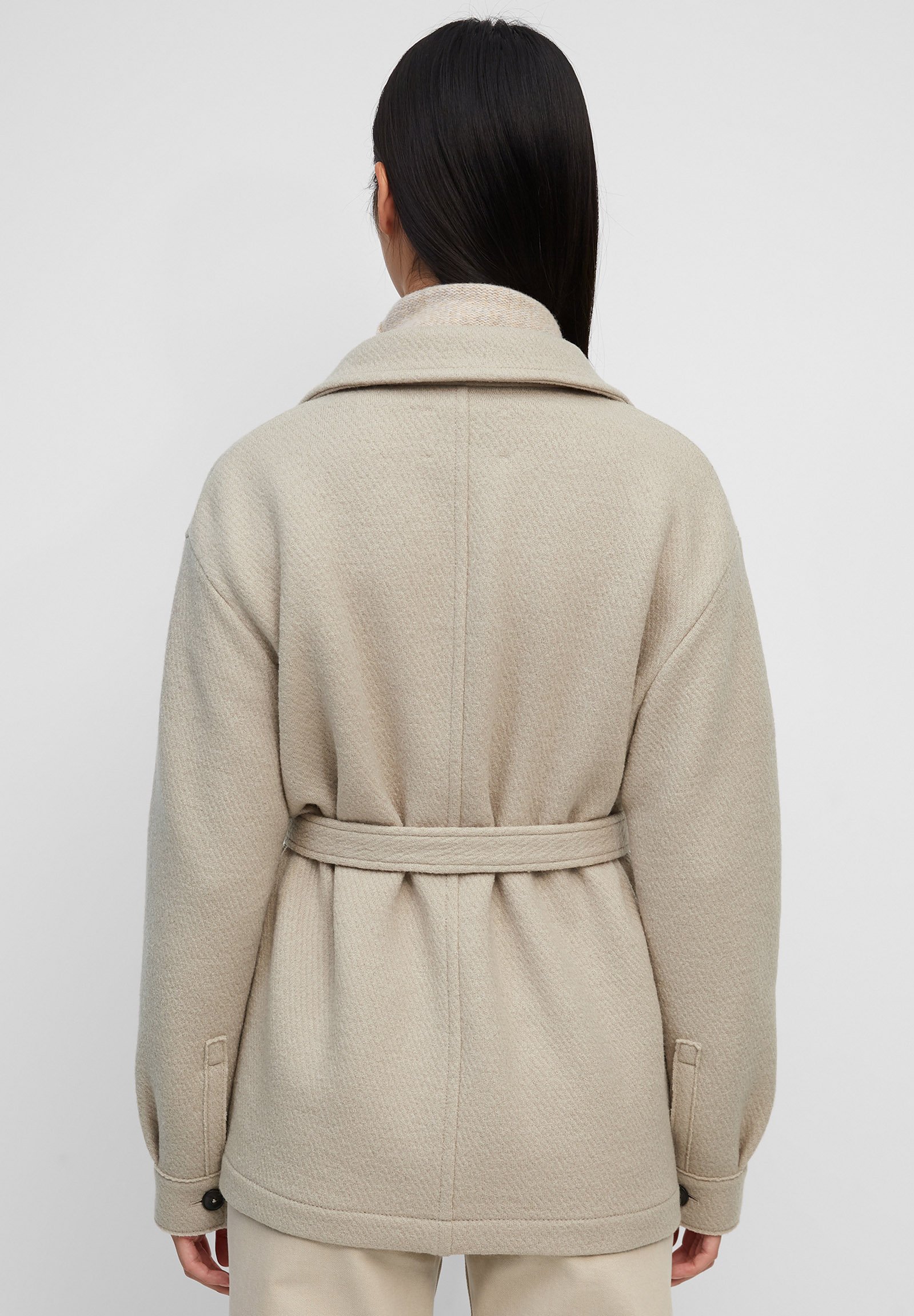 Marc O'Polo Korte jassen - winter wheat melange/beige - Zalando.nl