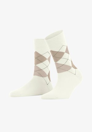 FALKE SENSITIVE ARGYLE - Sokken - off white