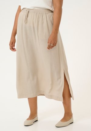 Kaffe Curve KCMILLE - A-line skirt - feather gray