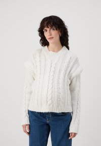 Pieces Maternity - PCMFRIA - Jumper - cloud dancer Thumbnail Image 1