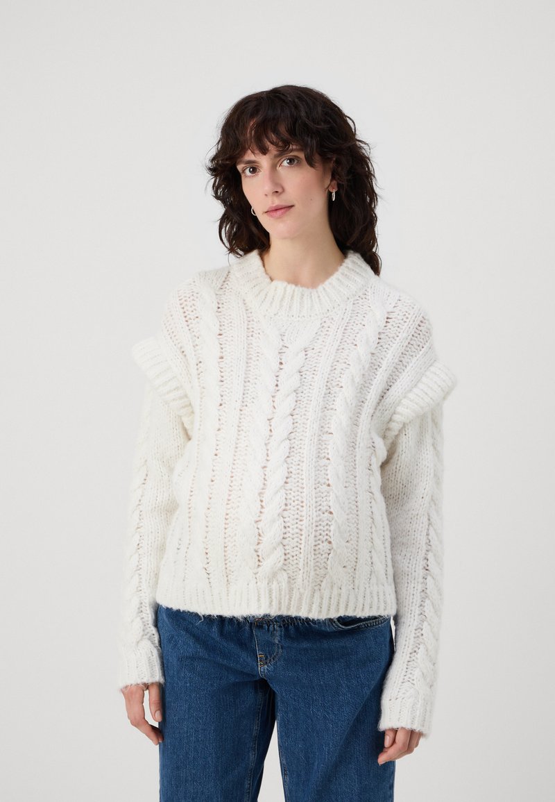 Pieces Maternity - PCMFRIA - Jumper - cloud dancer, Enlarge