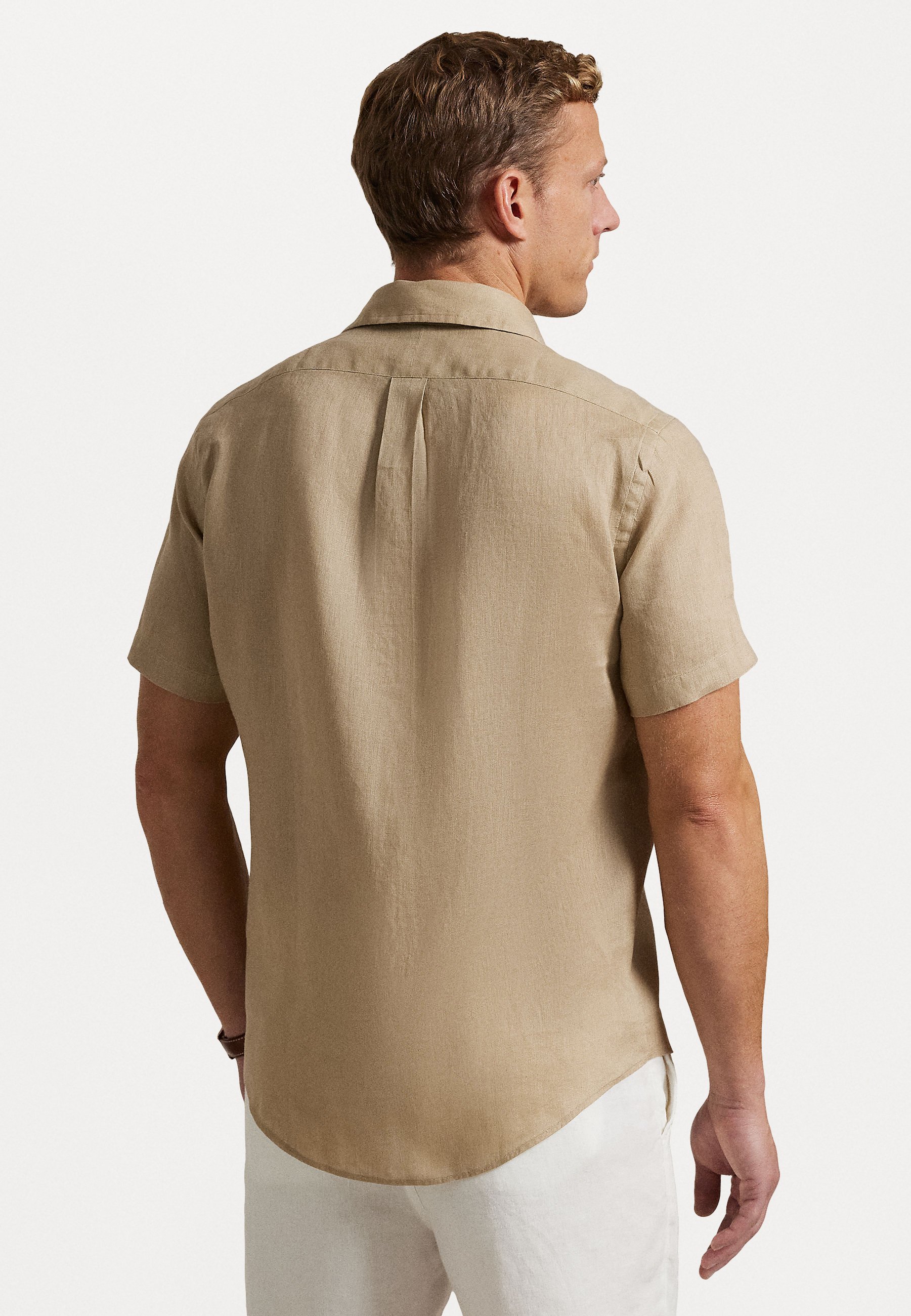 Polo Ralph Lauren LINEN SHORT SLEEVE SPORT - Shirt - coastal beige