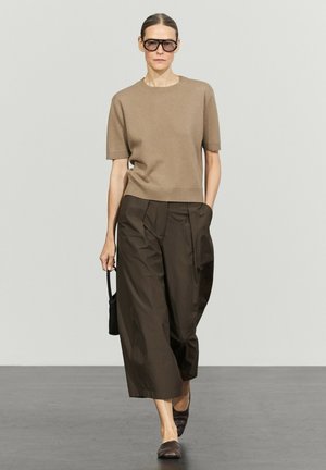 Massimo Dutti, T-Shirt basic - brown