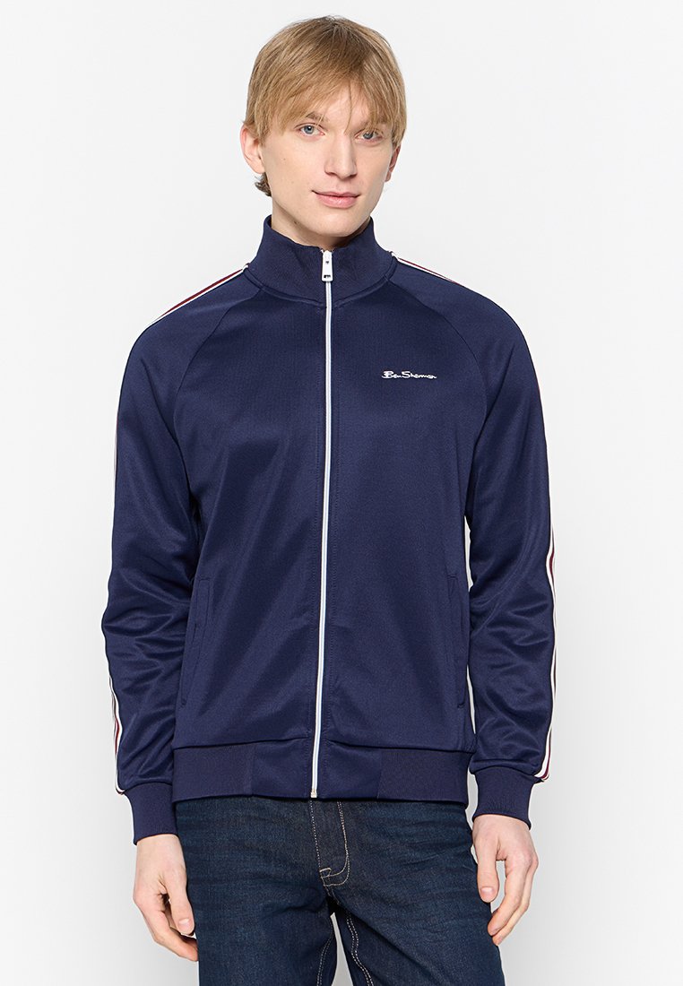 Ben Sherman Sweater met rits donkerblauw Ben Sherman Sweater met rits donkerblauw