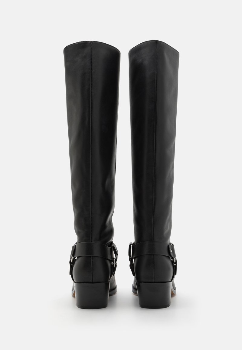 Bottes D’équitation Cuir DKNY Pour Femme – Taille 7B, Style Knee-high