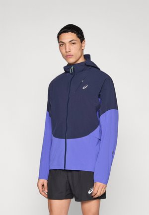 METARUN WATERPROOF JACKET - Chaqueta de running - blue/performance black