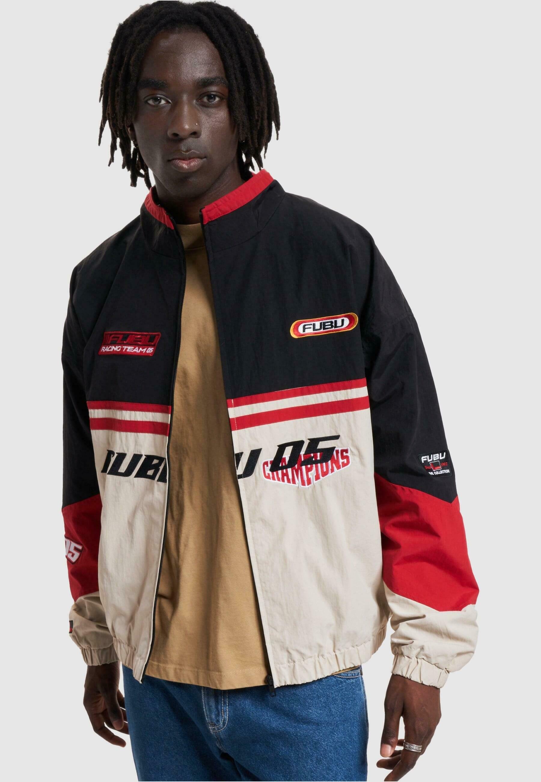 FUBU CORPORATE - Light jacket - creme black red/sand - Zalando.ie