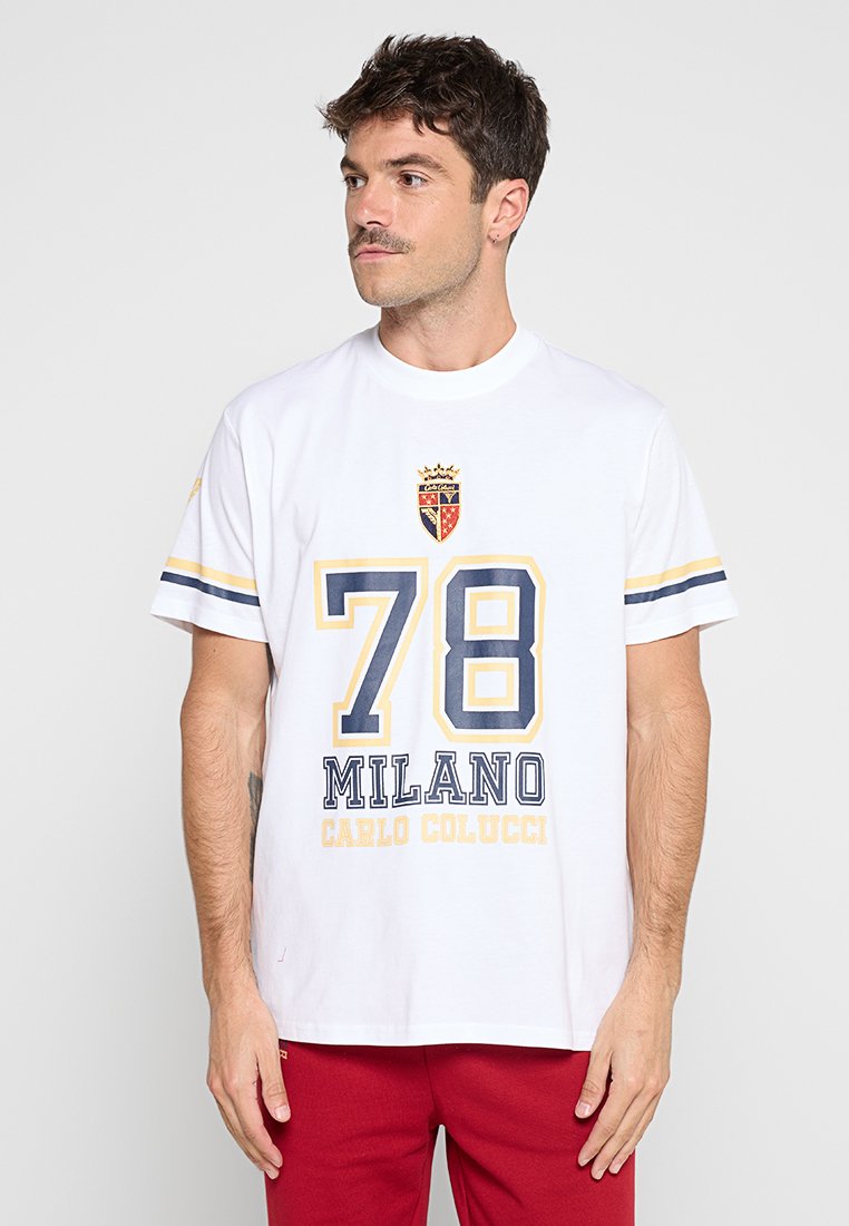 carlo colucci T-shirt print grijs