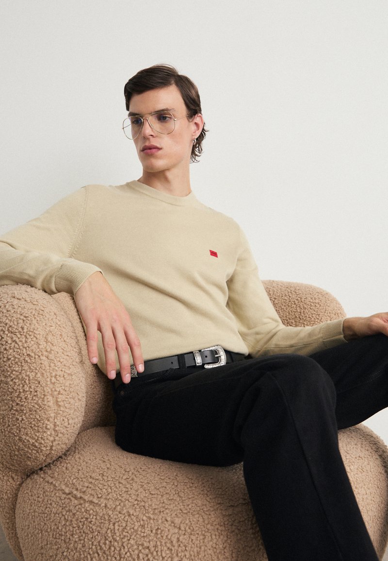 HUGO SAN CASSIUS - Strickpullover - open beige