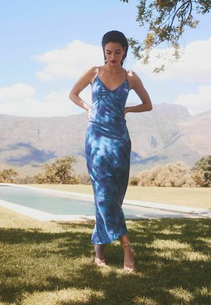 Next STRAPPY TIE-DYE. TALL - Maxiklänning - blue