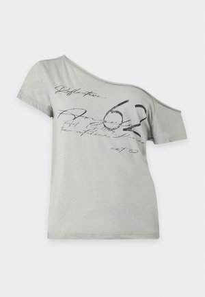 BDG Urban Outfitters, NOVA OFF SHOULDER - Μπλουζάκι με στάμπα - grey