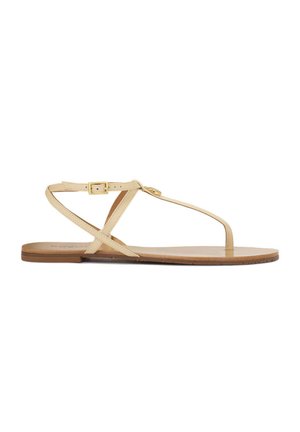 PATRICIA - T-bar sandals - beige