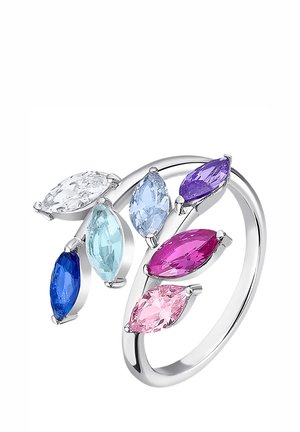 ZIRKONIASTEIN - Bague - weiß/aquamarin/lila/blau/rosa/silcer-coloured