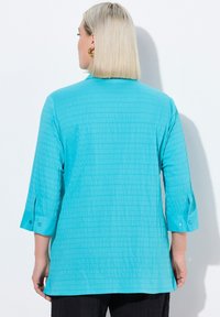 Ulla Popken BUBBLE - Skjortebluser - deep aqua