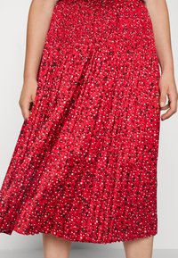Scotch & Soda PLEATED PRINTED SKIRT - Saia evasé - electric red