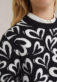 WE Fashion Strickpullover - black