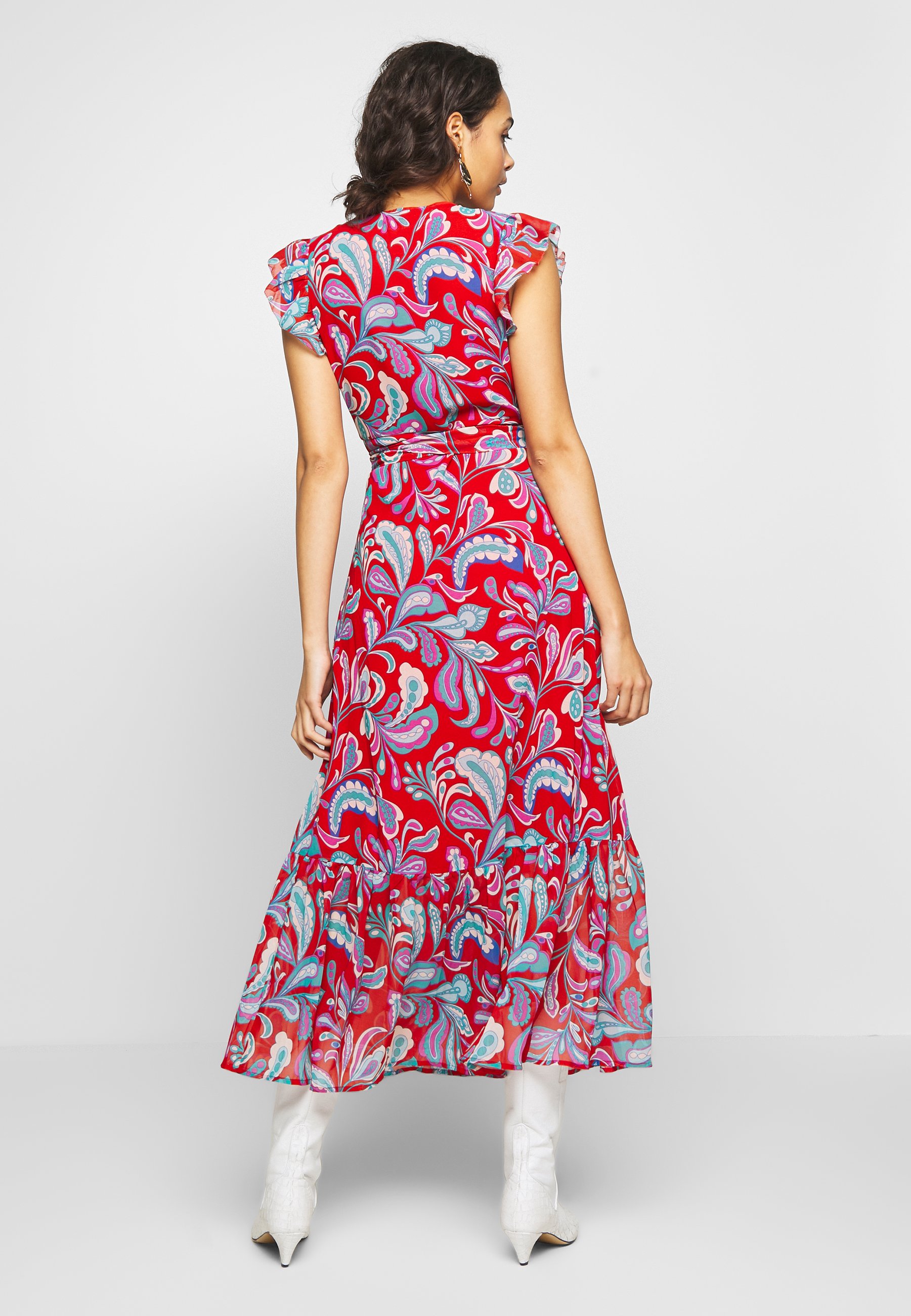Pepe Jeans Miren Maxi Saty Red Cervena Zalando Cz 