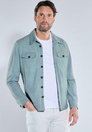 Lederjacke - tuerkis