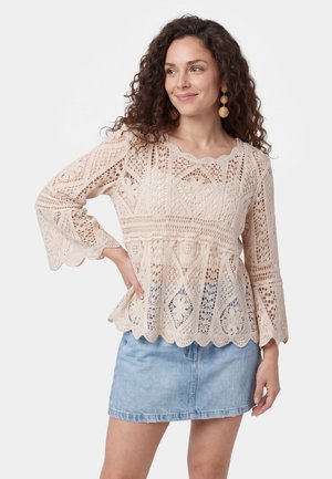 usha, Bluse - beige